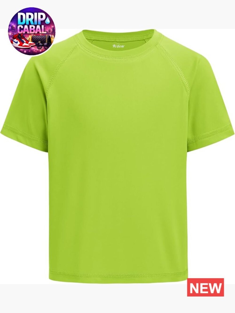 Boys UPF 50+ Rash Guard Swim Shirt Short Sleeve Quick Dry UV Protection Sun